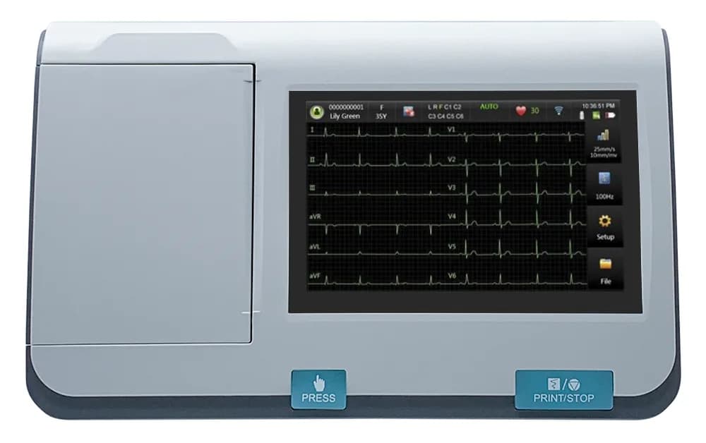 SE-301 3-Channel ECG Machine — Elektrokardiograf