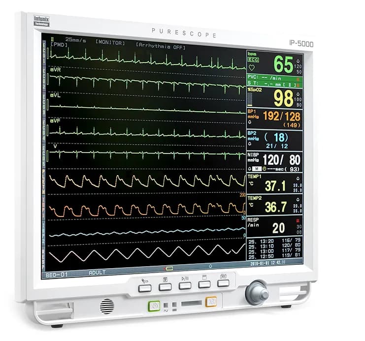 Infunix IP-5000 — Bemor monitori