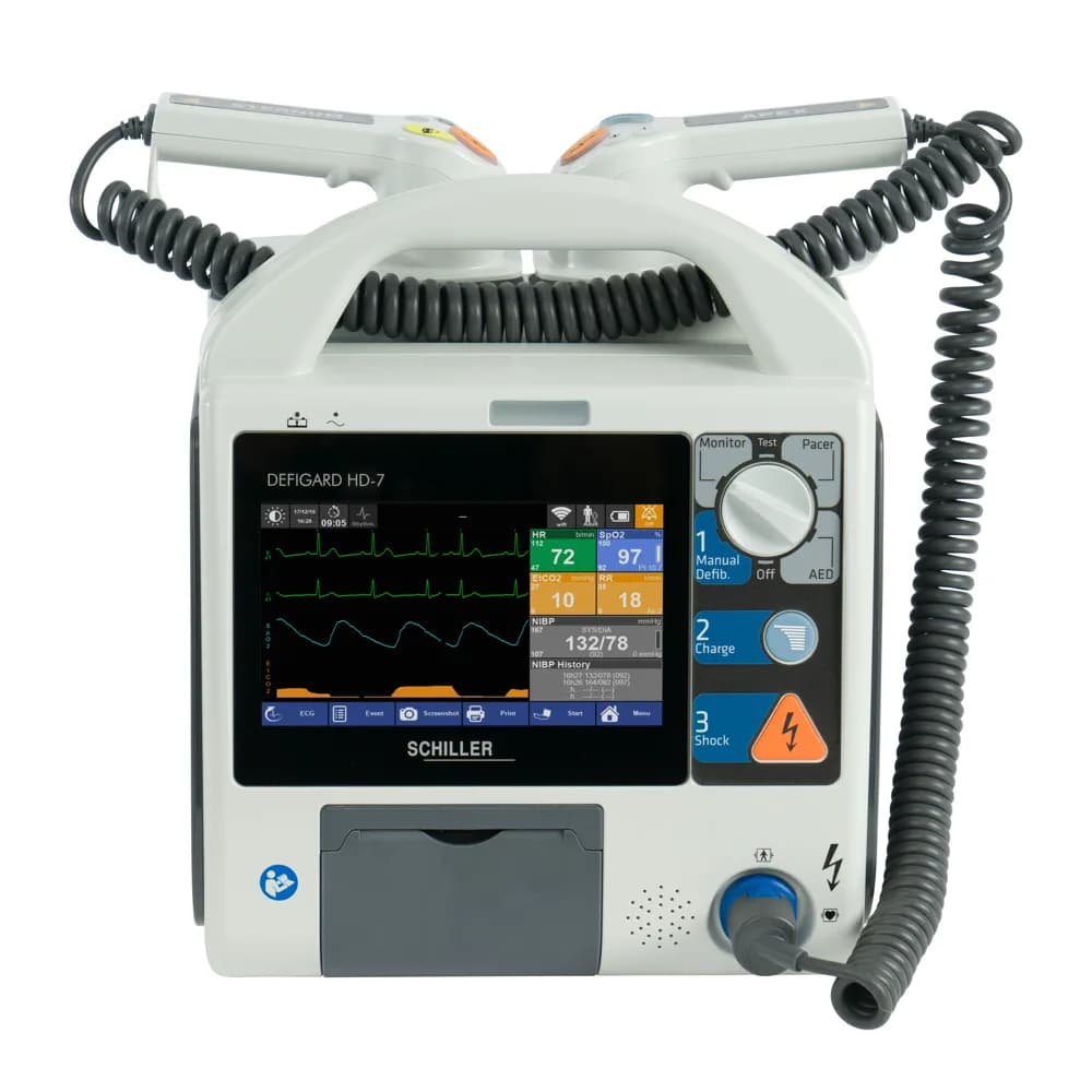 SCHILLER DEFIGARD HD-7 — Defibrillyator